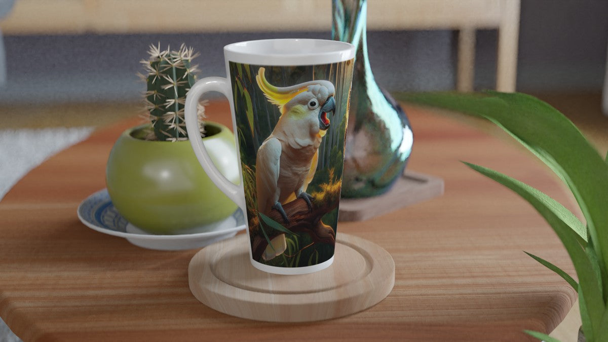 Ollie the Wise Owl and Chalanni | 17 oz Ceramic Designer Latte Mug - Chalanni