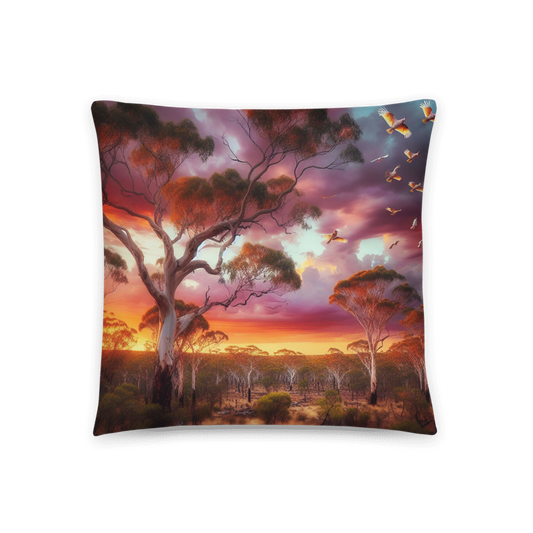 PINK Sky | Designer Cushion Covers 18” x 18” - Chalanni