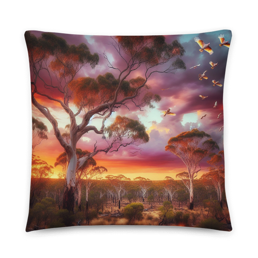 Pink Sky| Designer Cushion Covers 22” x 22” - Chalanni