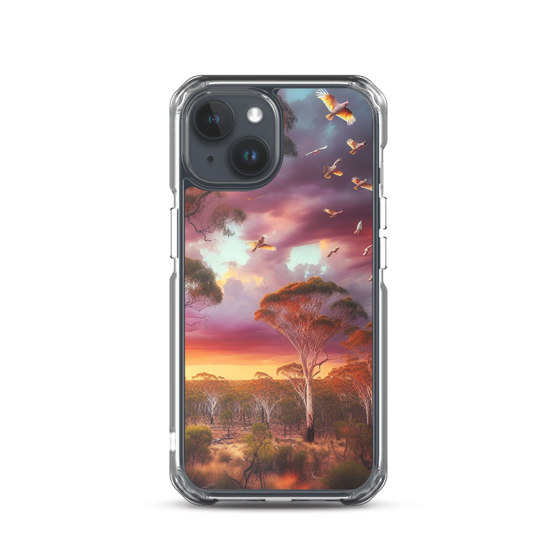 Pink Sky  | Designer Iphone 15 Case - Chalanni