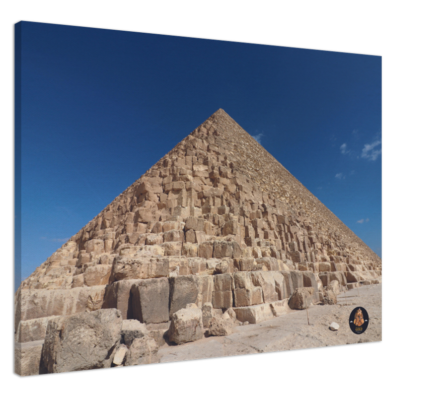 Pharoahs Gold Collection | Pyramid Close up | Chalanni 70cmx100cm canvas