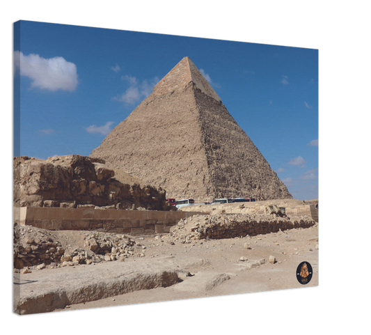 Pharoahs Gold Collection | Pyramid of Khafre | Chalanni 70cmx100cm canvas