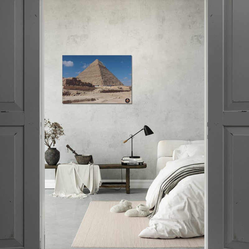 Pharoahs Gold Collection | Pyramid of Khafre | Chalanni 70cmx100cm canvas
