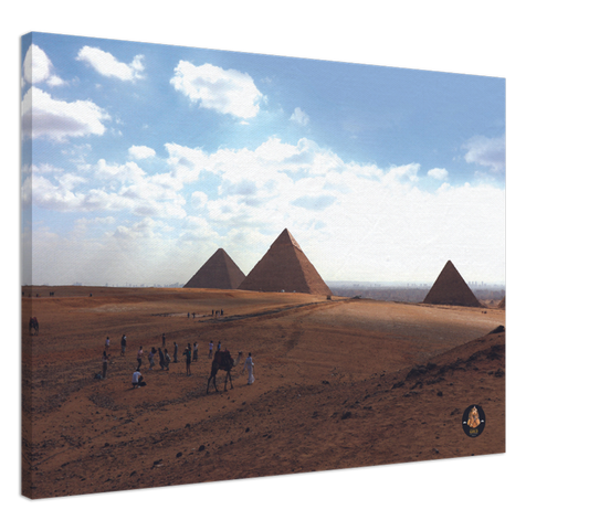 Pharoahs Gold Collection | Pyramids | Chalanni 70cmx100cm canvas