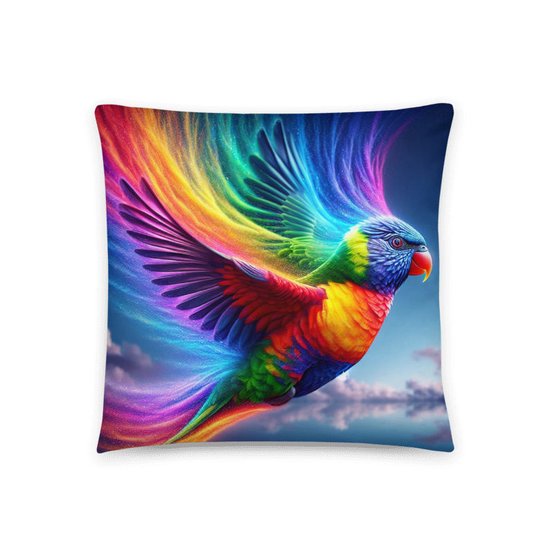 Rainbow | Designer Cushion Cover 18” x 18” - Chalanni