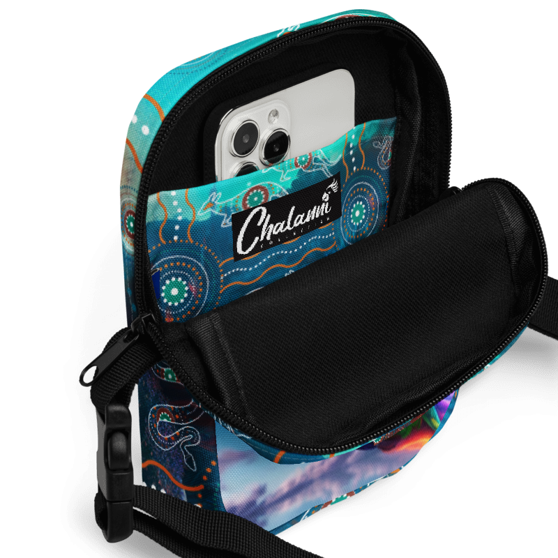 Rainbow Lorrikeet |  Designer Utility Cross Over Bag - Chalanni