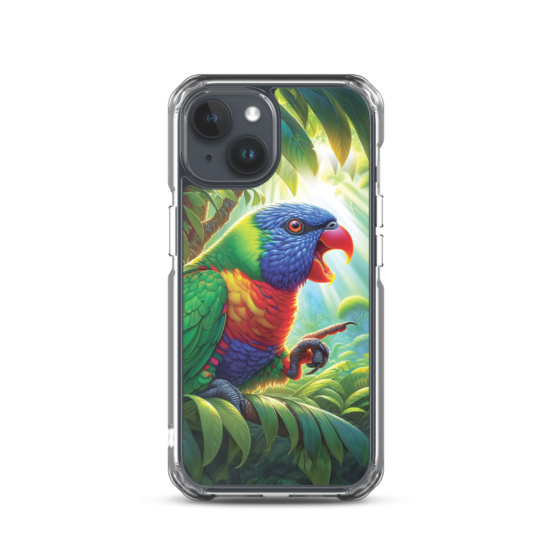 Rainbow the Lorrikeet | Designer Iphone 15 Case - Chalanni