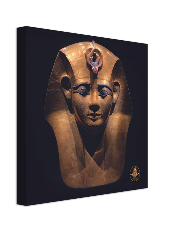 Pharaoh's Gold Collection | Rameses | 30 cm x 30 cm Egyptian Wall Canvas - Chalanni