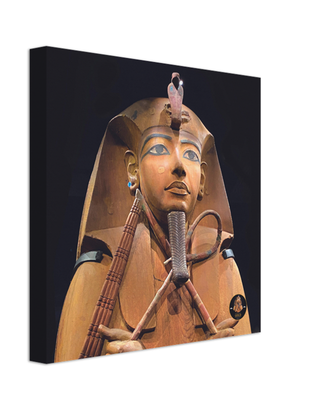Pharaoh's Gold Collection | Rameses 2 | 30 cm x 30 cm Egyptian Wall Canvas - Chalanni