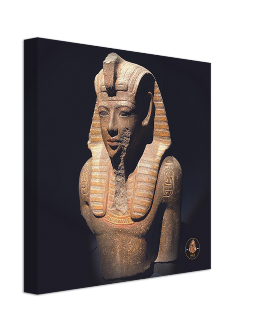Pharaoh's Gold Collection | Rameses | 30 cm x 30 cm Egyptian Wall Canvas - Chalanni