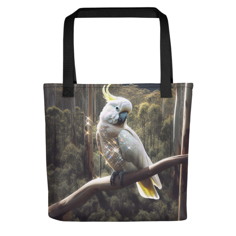 Sparkling Chalanni | Designer All-Over Print Tote Bag 15”x 15” - Chalanni