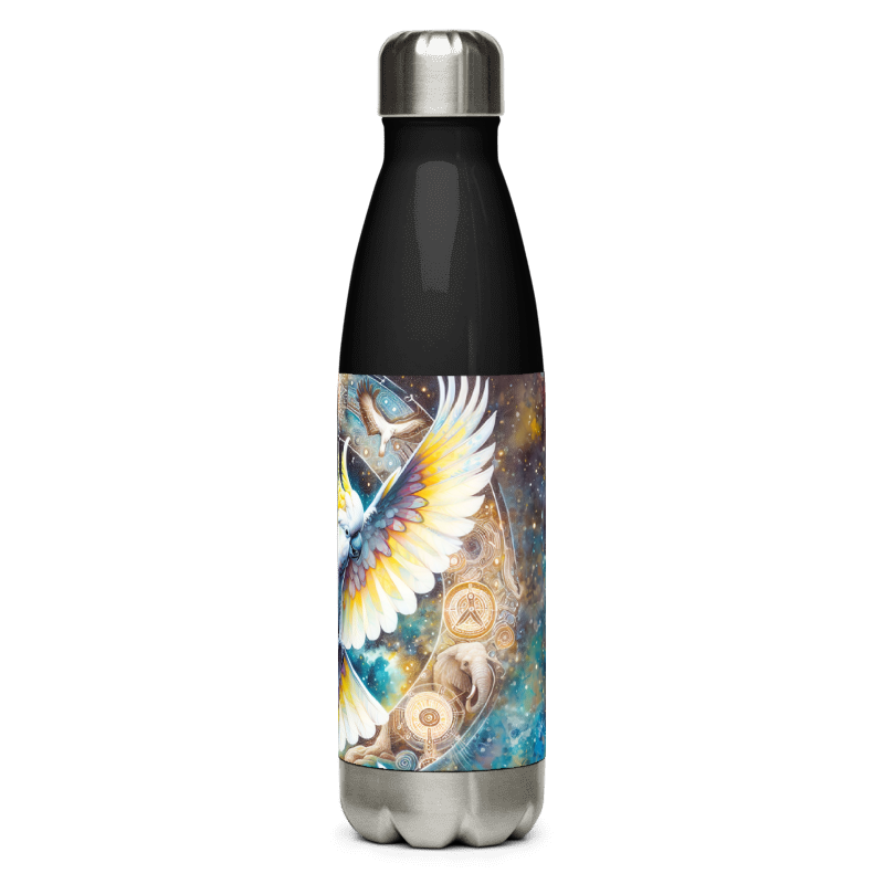 Stainless Steel Water Bottle | Chalanni Dream Time | Black Bottle - Chalanni