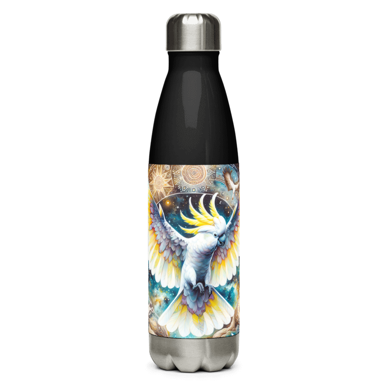 Stainless Steel Water Bottle | Chalanni Dream Time | Black Bottle - Chalanni