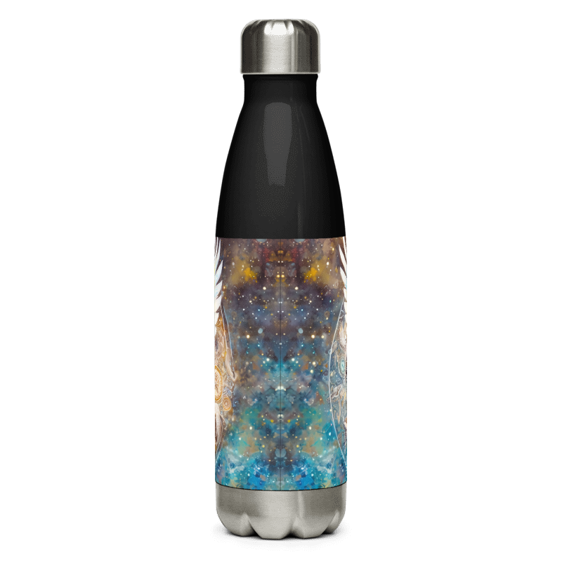 Stainless Steel Water Bottle | Chalanni Dream Time | Black Bottle - Chalanni