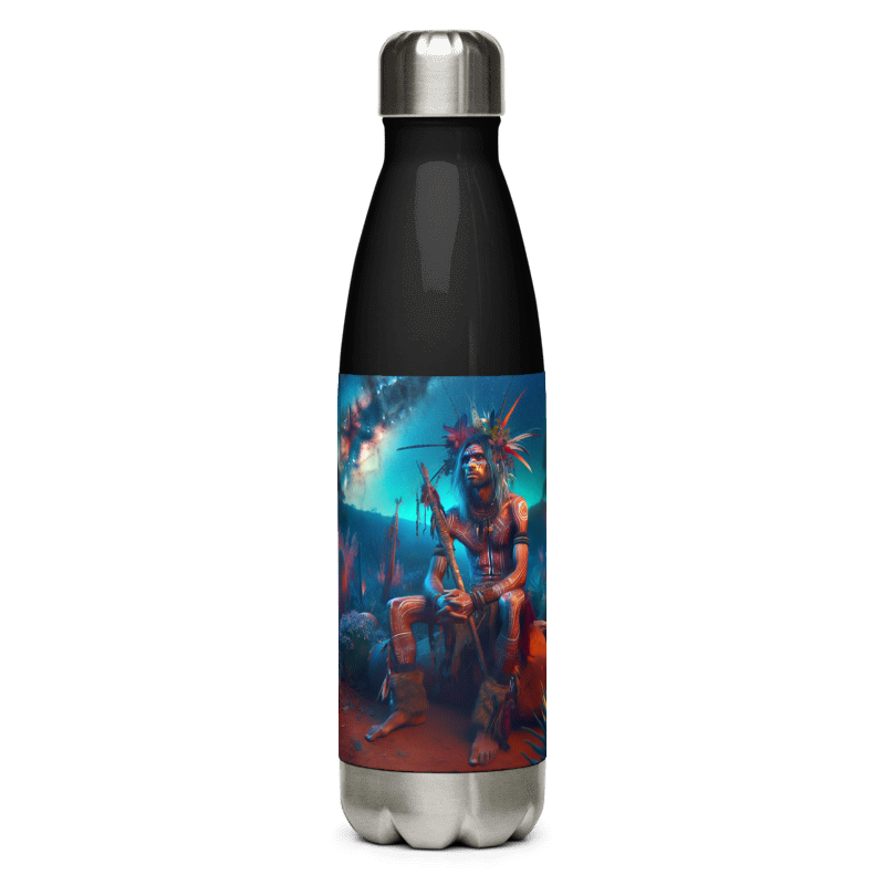 Stainless Steel Water Bottle | My Tribe | Black - Chalanni
