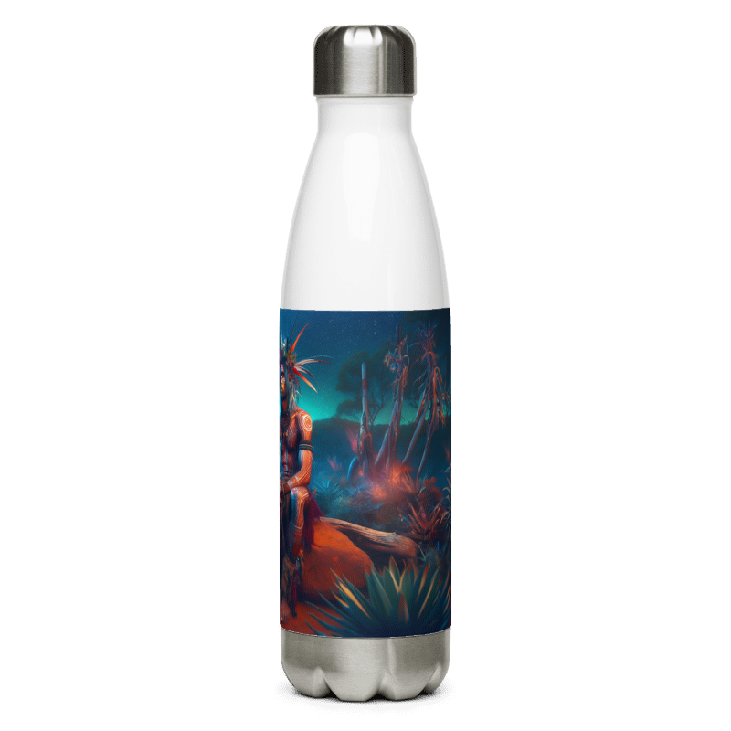 Stainless Steel Water Bottle | My Tribe | White - Chalanni