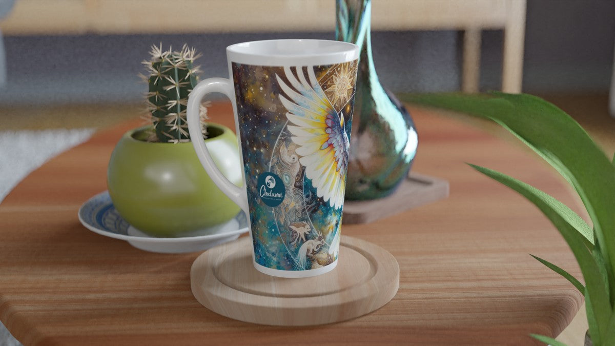 The Chalanni Dreamtime | 17 oz Ceramic Designer Latte Mug - Chalanni