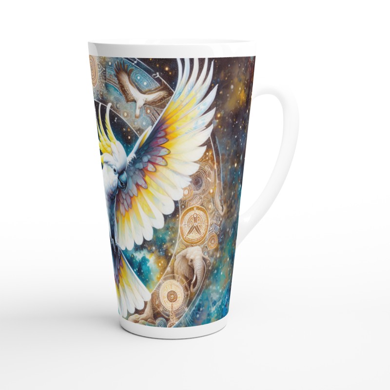 The Chalanni Dreamtime | 17 oz Ceramic Designer Latte Mug - Chalanni