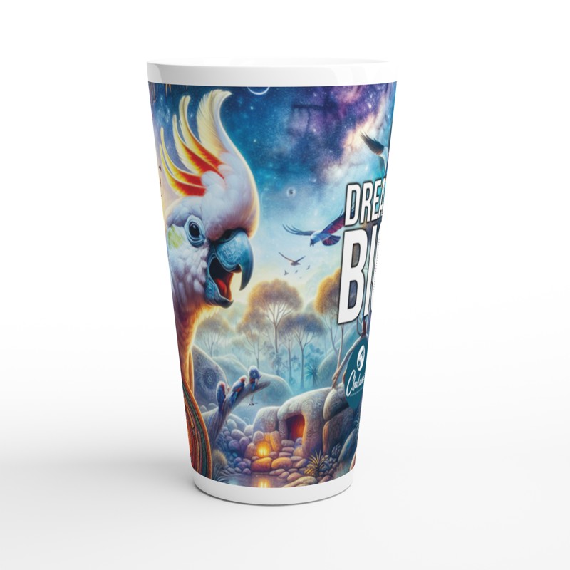 The Dreaming | 17 oz Ceramic Designer Latte Mug - Chalanni