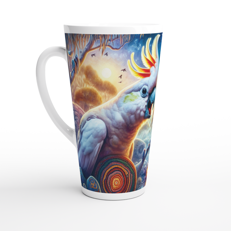 The Dreaming | 17 oz Ceramic Designer Latte Mug - Chalanni