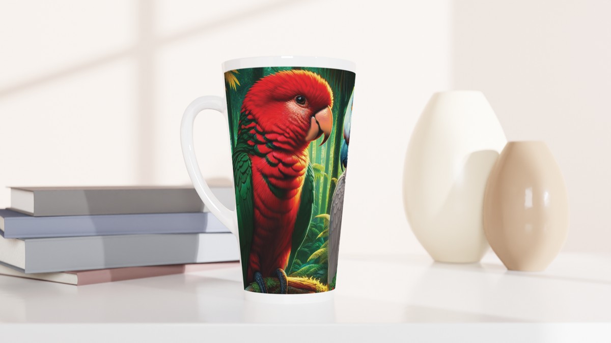 Winston and Chalannni | 17 oz Ceramic Designer Latte Mug - Chalanni