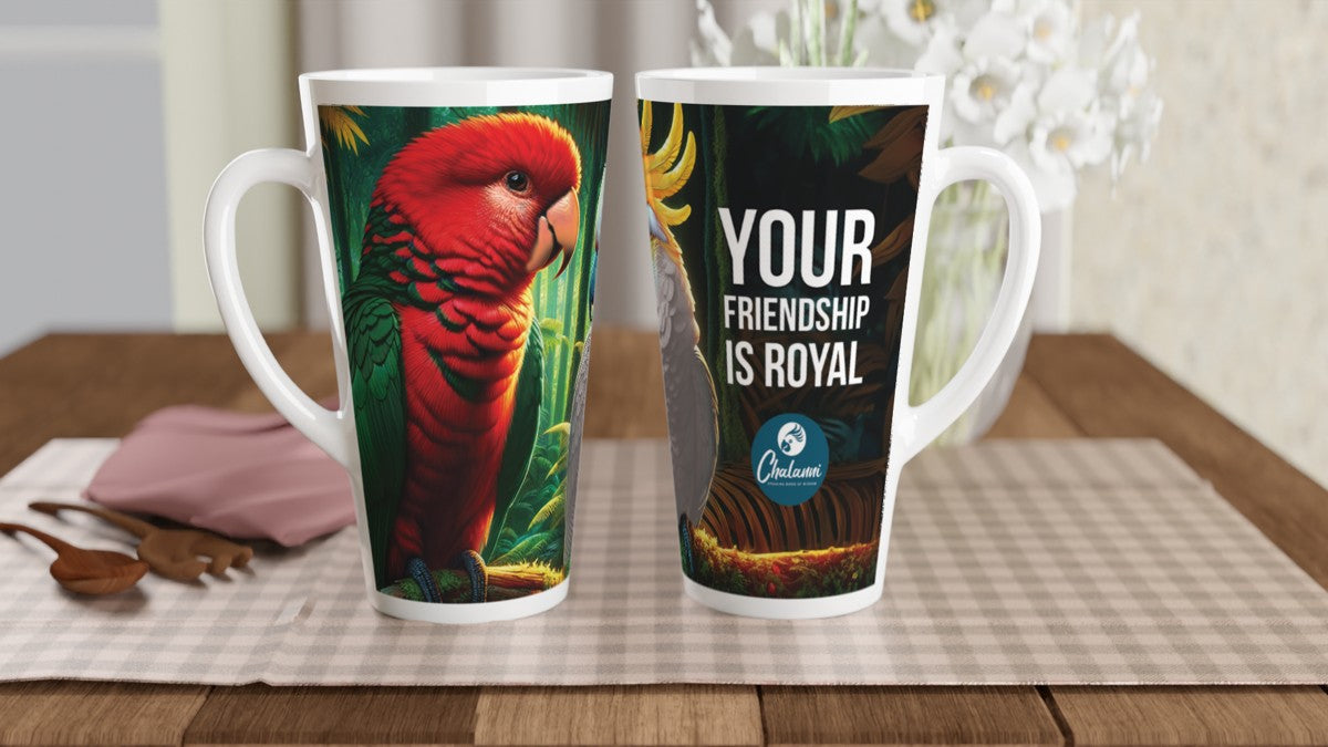 Winston and Chalannni | 17 oz Ceramic Designer Latte Mug - Chalanni
